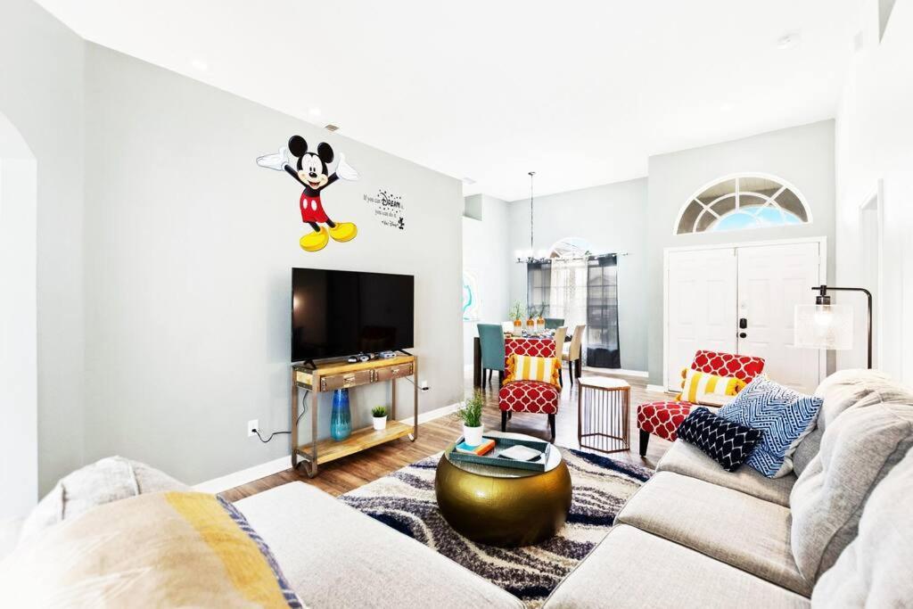 Spacious Disney Themed 5Bed Villa! Private Heated Enclosed Pool/Spa/Bbq! Davenport Exterior photo