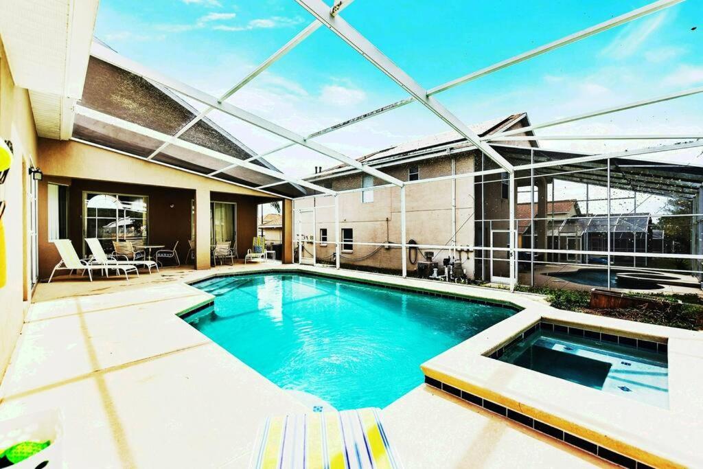 Spacious Disney Themed 5Bed Villa! Private Heated Enclosed Pool/Spa/Bbq! Davenport Exterior photo