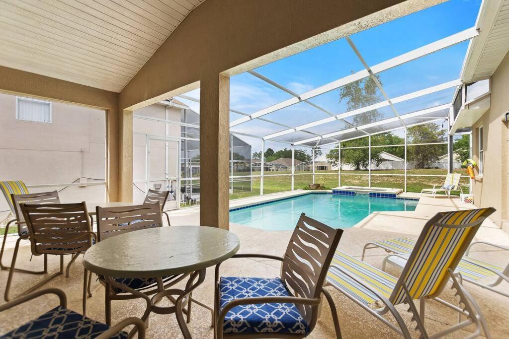 Spacious Disney Themed 5Bed Villa! Private Heated Enclosed Pool/Spa/Bbq! Davenport Exterior photo
