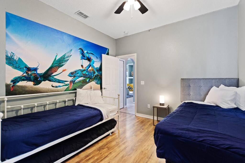 Spacious Disney Themed 5Bed Villa! Private Heated Enclosed Pool/Spa/Bbq! Davenport Exterior photo