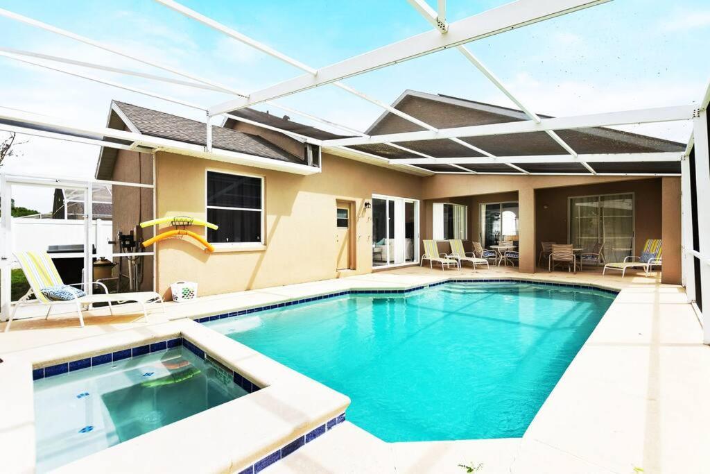 Spacious Disney Themed 5Bed Villa! Private Heated Enclosed Pool/Spa/Bbq! Davenport Exterior photo