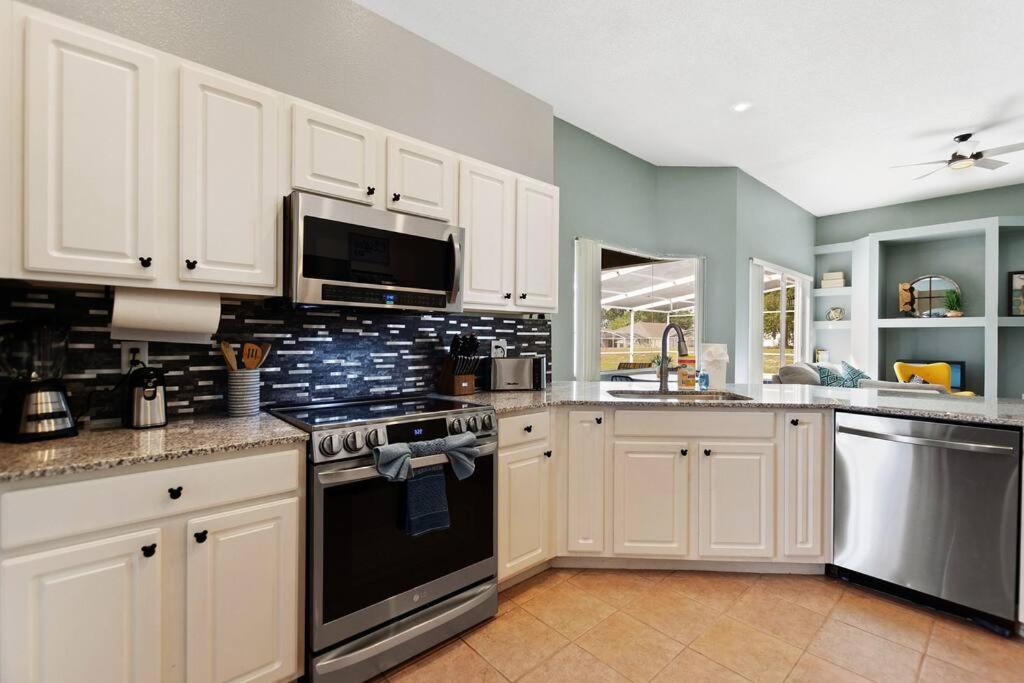 Spacious Disney Themed 5Bed Villa! Private Heated Enclosed Pool/Spa/Bbq! Davenport Exterior photo