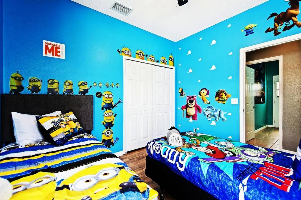 Spacious Disney Themed 5Bed Villa! Private Heated Enclosed Pool/Spa/Bbq! Davenport Exterior photo